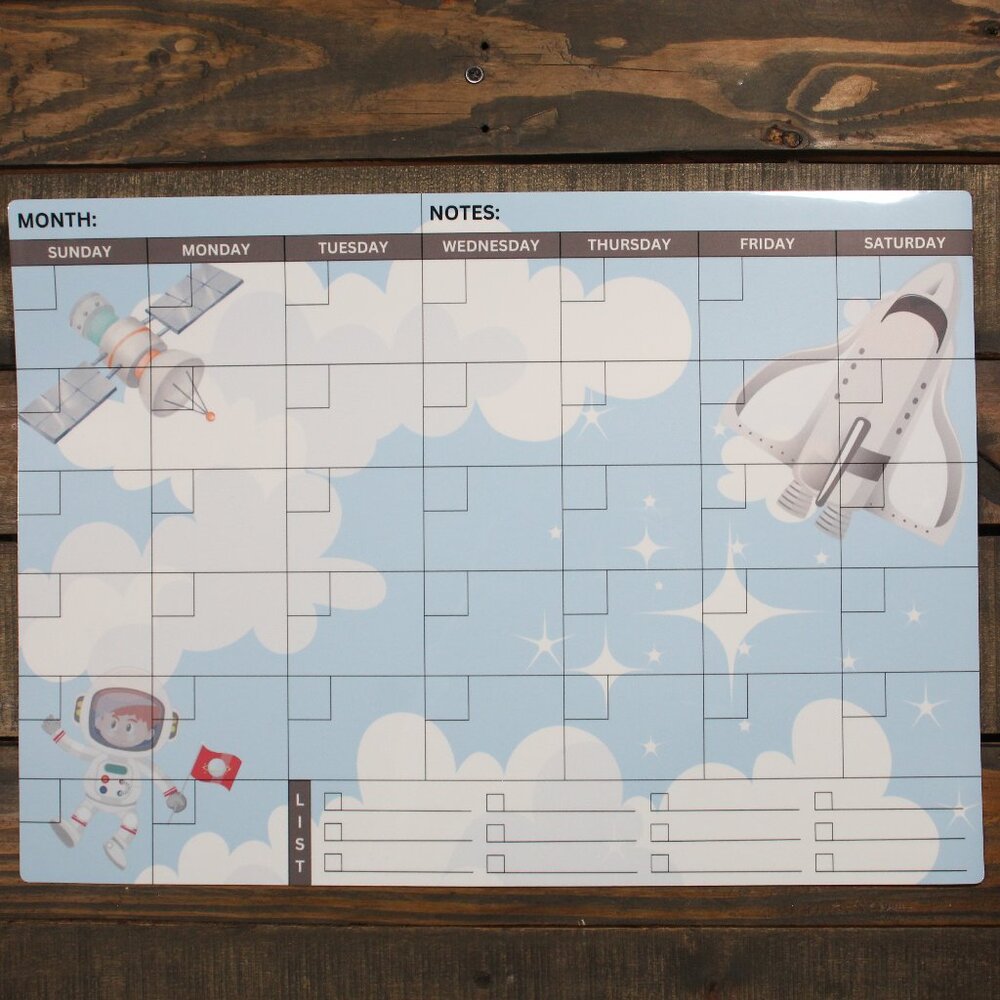 Magnetic Dry Erase Calendar